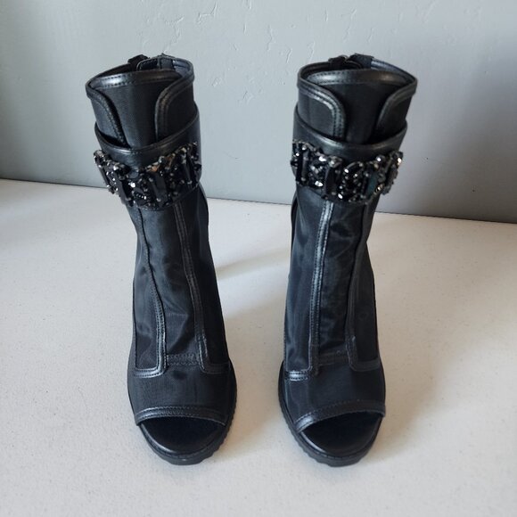 Karl Lagerfeld Mesh Bootie "NEW" - Picture 2 of 16